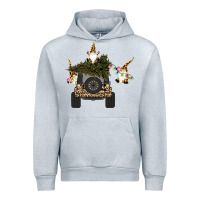 Heather Grey Gnomes Truck Car  Christmas Urban Hoodie - Bettercallsaul