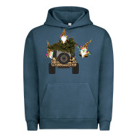 Pigment Midnight Navy Gnomes Truck Car  Christmas Urban Hoodie - Bettercallsaul