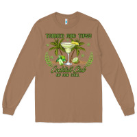 Toasted Coconut tanned and tipsy cocktail club sip and chill Long Sleeve Tee - JahusDesignShop