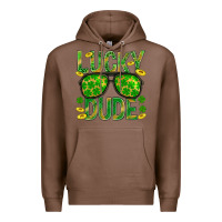 Chestnut Lucky Dude St Patricks Premium Hoodie - BundleAndBundleShop
