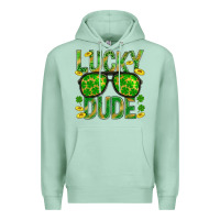 Seafoam Lucky Dude St Patricks Premium Hoodie - BundleAndBundleShop