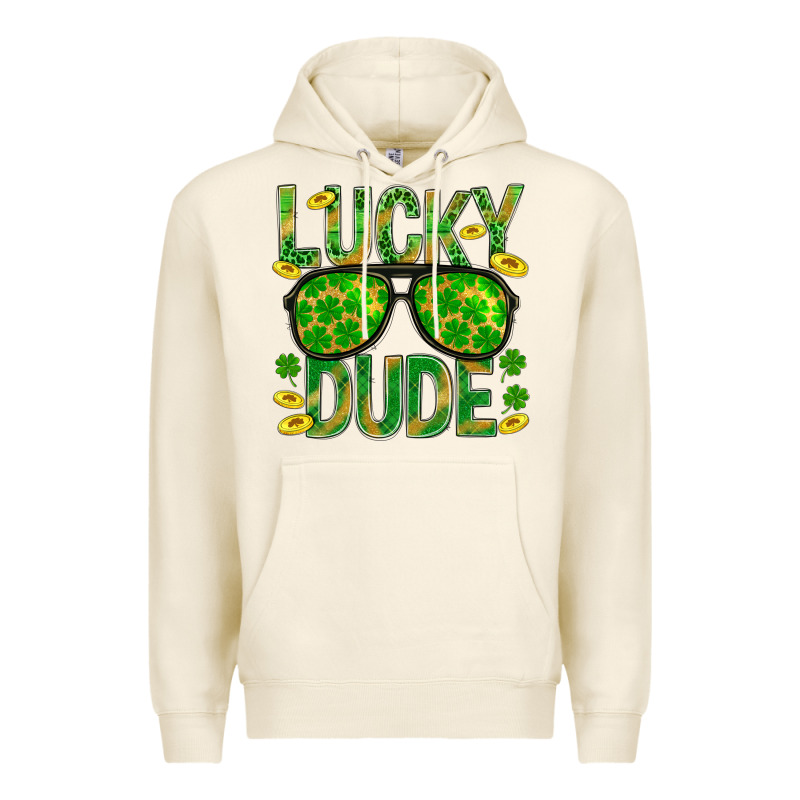 Lucky Dude St Patricks Premium Hoodie by BundleAndBundleShop | Teevron