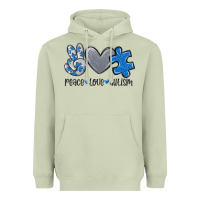 Matcha peace love autism Heavyweight Hoodie - MaliasSmallBusiness