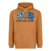 Meerkat peace love autism Heavyweight Hoodie - MaliasSmallBusiness