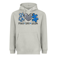 Moon Dust peace love autism Heavyweight Hoodie - MaliasSmallBusiness
