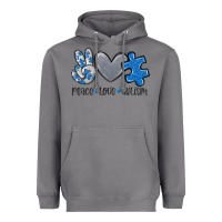 Storm peace love autism Heavyweight Hoodie - MaliasSmallBusiness