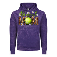 Cloud Purple blessed mom with tennis and daisy Vintage Hoodie - texasbilliewilder