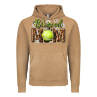 Vintage Camel blessed mom with tennis and daisy Vintage Hoodie - texasbilliewilder