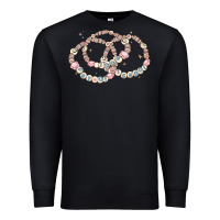 Black 100 days of school friendship bracelet Premium Sweatshirt - MaliasSmallBusiness