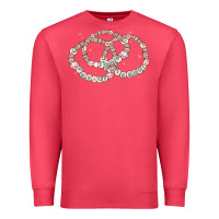 Cardinal 100 days of school friendship bracelet Premium Sweatshirt - MaliasSmallBusiness