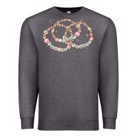 Charcoal Heather 100 days of school friendship bracelet Premium Sweatshirt - MaliasSmallBusiness