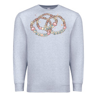 Heather Grey 100 days of school friendship bracelet Premium Sweatshirt - MaliasSmallBusiness
