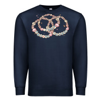 Navy 100 days of school friendship bracelet Premium Sweatshirt - MaliasSmallBusiness