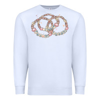 White 100 days of school friendship bracelet Premium Sweatshirt - MaliasSmallBusiness