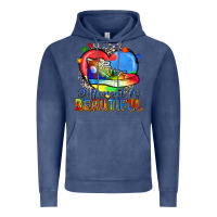 Vintage Denim different is beautiful Vintage Hoodie - Zillion Design Studio