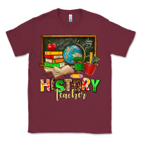 Burgundy history teacher Classic Tee - AdoDesignShop