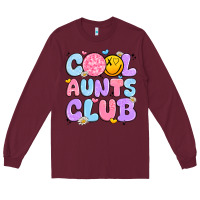 Burgundy cool aunts club Long Sleeve Tee - JahusDesignShop