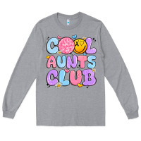 Heather Grey cool aunts club Long Sleeve Tee - JahusDesignShop