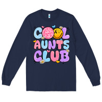 Navy cool aunts club Long Sleeve Tee - JahusDesignShop