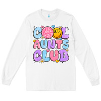 White cool aunts club Long Sleeve Tee - JahusDesignShop