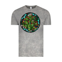 Cloud Rock Christmas Santa Claus round Vintage Tee - RanaPortraitStore