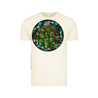 Vintage Arctic Christmas Santa Claus round Vintage Tee - RanaPortraitStore