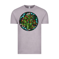 Vintage Zinc Christmas Santa Claus round Vintage Tee - RanaPortraitStore