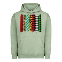 Pigment Oil Green Christmas Brushstrokes Urban Hoodie - Bettercallsaul