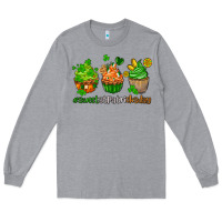 Heather Grey sweet st patricks day cupcake Long Sleeve Tee - AdoDesignShop