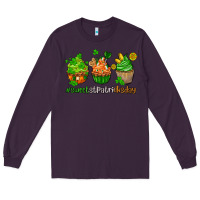 Plum sweet st patricks day cupcake Long Sleeve Tee - AdoDesignShop