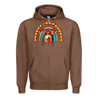 Chestnut firefighter gnomes rainbow Zipper Hoodie - Artiststas