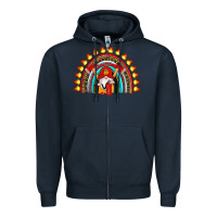 Navy firefighter gnomes rainbow Zipper Hoodie - Artiststas
