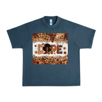 Midnight Navy Dope Melanin Urban Heavy Tee - Zillion Design Studio