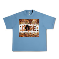 Pebble Blue Dope Melanin Urban Heavy Tee - Zillion Design Studio