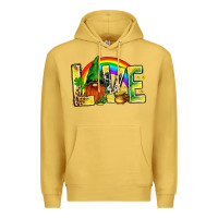 Antique Gold St. Patricks Love With Gnome Premium Hoodie - BundleAndBundleShop
