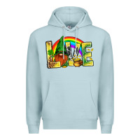 Blue Mist St. Patricks Love With Gnome Premium Hoodie - BundleAndBundleShop