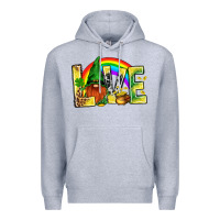 Heather Grey St. Patricks Love With Gnome Premium Hoodie - BundleAndBundleShop