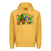 Mustard St. Patricks Love With Gnome Premium Hoodie - BundleAndBundleShop
