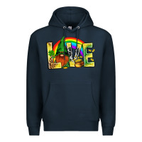 Navy St. Patricks Love With Gnome Premium Hoodie - BundleAndBundleShop