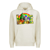 Oatmeal Heather St. Patricks Love With Gnome Premium Hoodie - BundleAndBundleShop