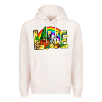 Pale Pink St. Patricks Love With Gnome Premium Hoodie - BundleAndBundleShop