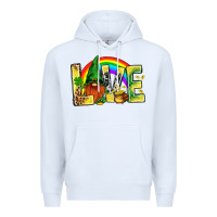 White St. Patricks Love With Gnome Premium Hoodie - BundleAndBundleShop