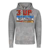 Cloud Rock 3 up 3 down baseball Vintage Hoodie - texasbilliewilder