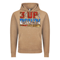 Vintage Coffee 3 up 3 down baseball Vintage Hoodie - texasbilliewilder