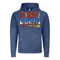 Vintage Denim 3 up 3 down baseball Vintage Hoodie - texasbilliewilder