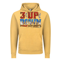 Vintage Mustard 3 up 3 down baseball Vintage Hoodie - texasbilliewilder