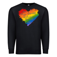 Black kindness equality peace love inclusion diversity h Premium Sweatshirt - MaliasSmallBusiness