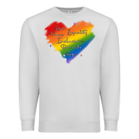 Dove Grey kindness equality peace love inclusion diversity h Premium Sweatshirt - MaliasSmallBusiness
