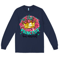 Navy the princesshas arrived Long Sleeve Tee - AdoDesignShop