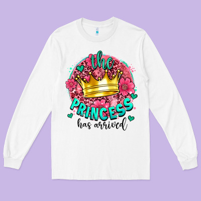 The Princesshas Arrived Long Sleeve Tee Designed By Adodesignshop